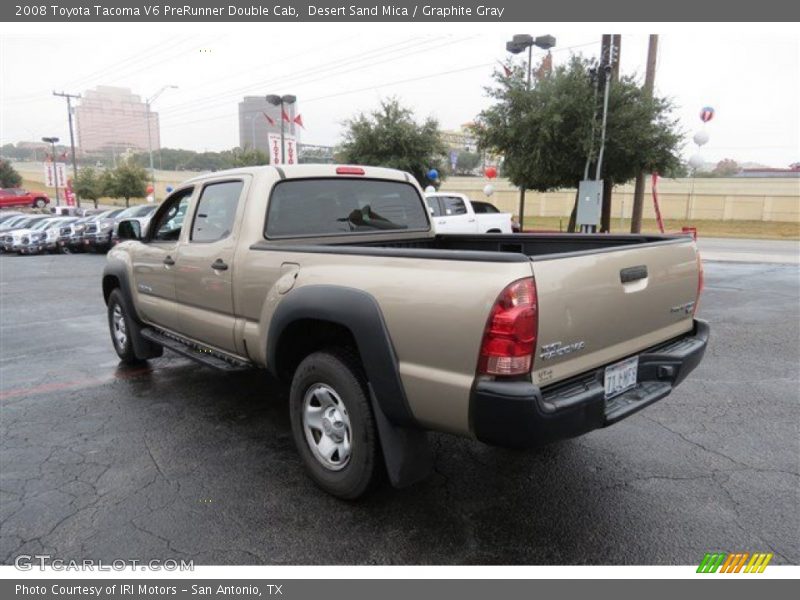 Desert Sand Mica / Graphite Gray 2008 Toyota Tacoma V6 PreRunner Double Cab