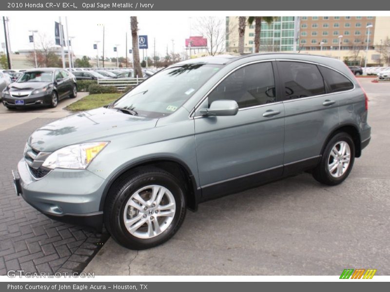 Opal Sage Metallic / Ivory 2010 Honda CR-V EX-L