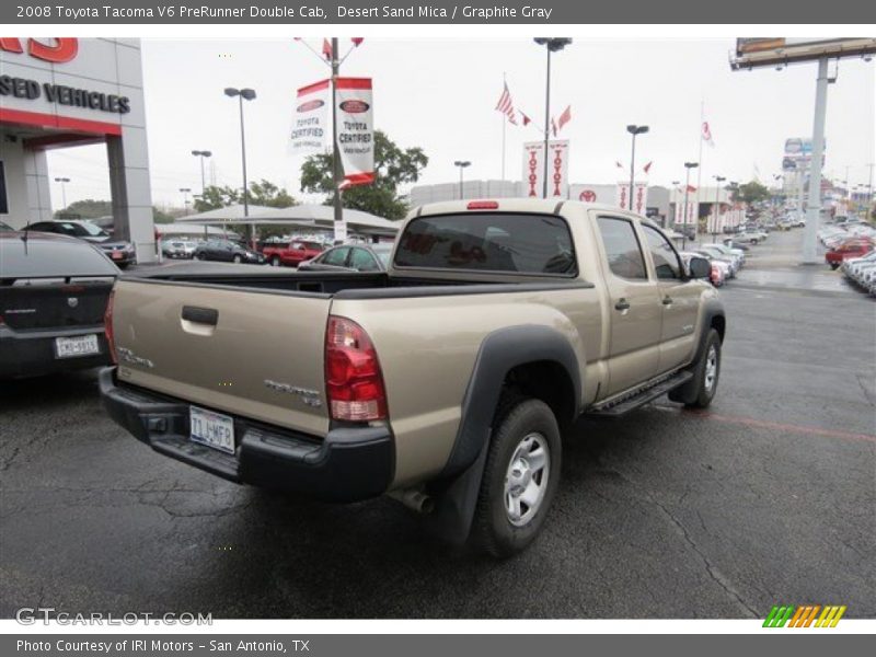 Desert Sand Mica / Graphite Gray 2008 Toyota Tacoma V6 PreRunner Double Cab