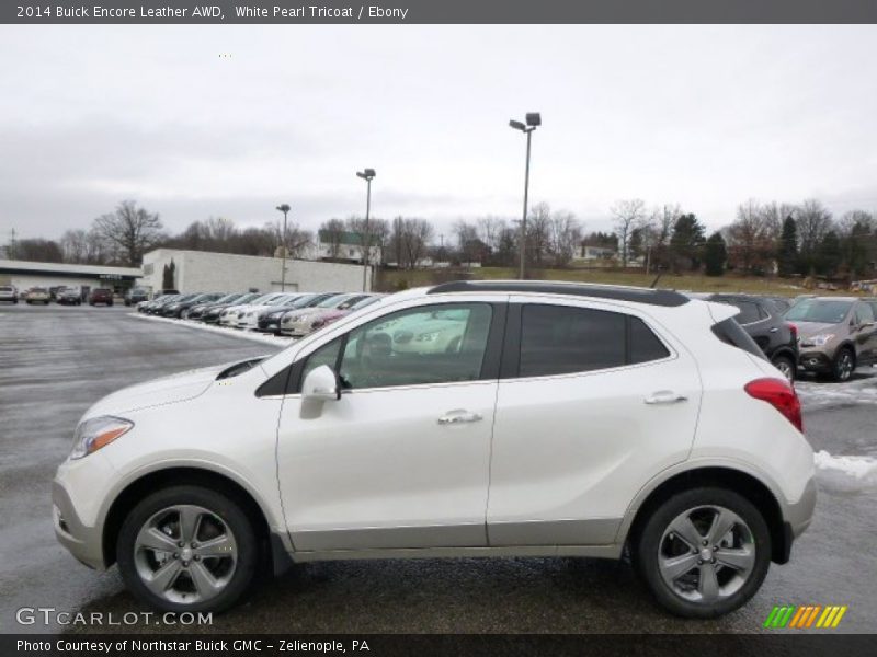  2014 Encore Leather AWD White Pearl Tricoat