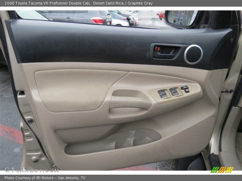 Desert Sand Mica / Graphite Gray 2008 Toyota Tacoma V6 PreRunner Double Cab