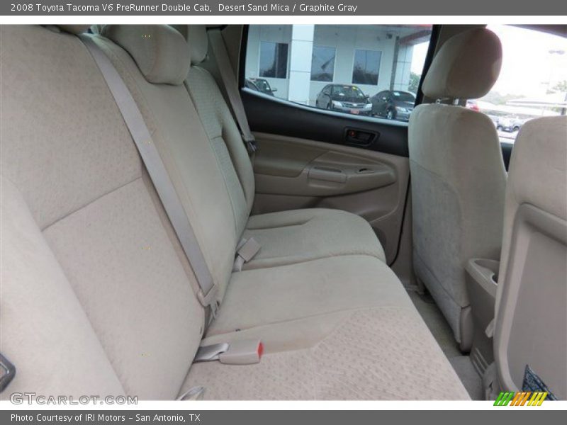 Desert Sand Mica / Graphite Gray 2008 Toyota Tacoma V6 PreRunner Double Cab