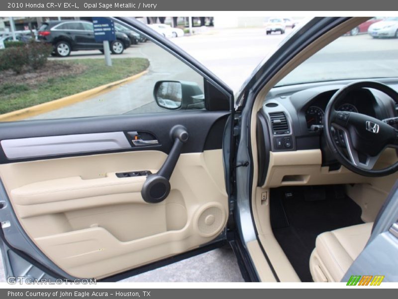 Opal Sage Metallic / Ivory 2010 Honda CR-V EX-L