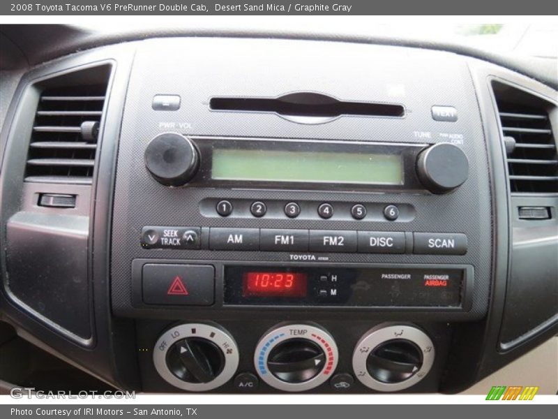 Desert Sand Mica / Graphite Gray 2008 Toyota Tacoma V6 PreRunner Double Cab