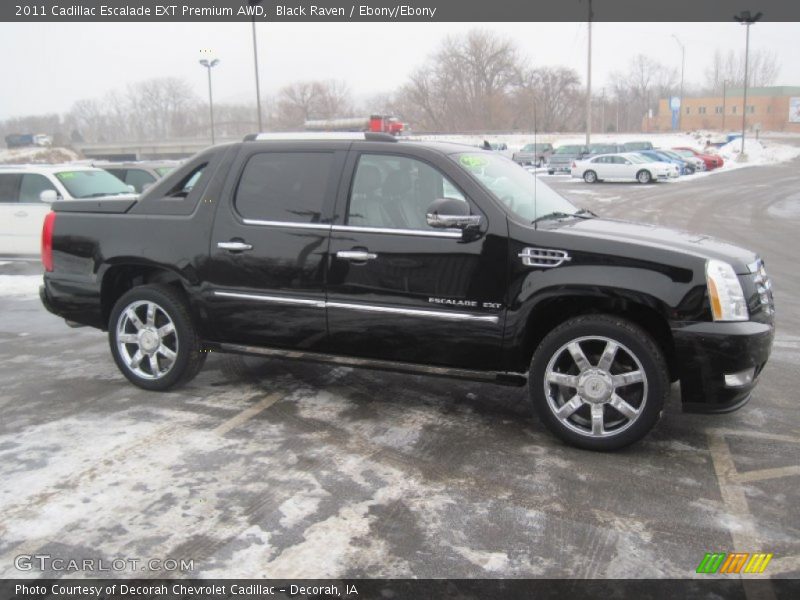 Black Raven / Ebony/Ebony 2011 Cadillac Escalade EXT Premium AWD