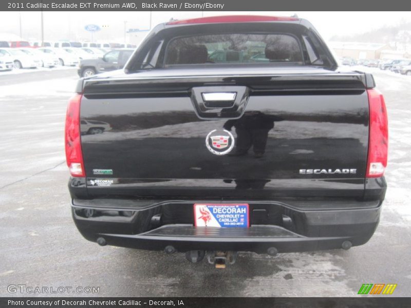 Black Raven / Ebony/Ebony 2011 Cadillac Escalade EXT Premium AWD