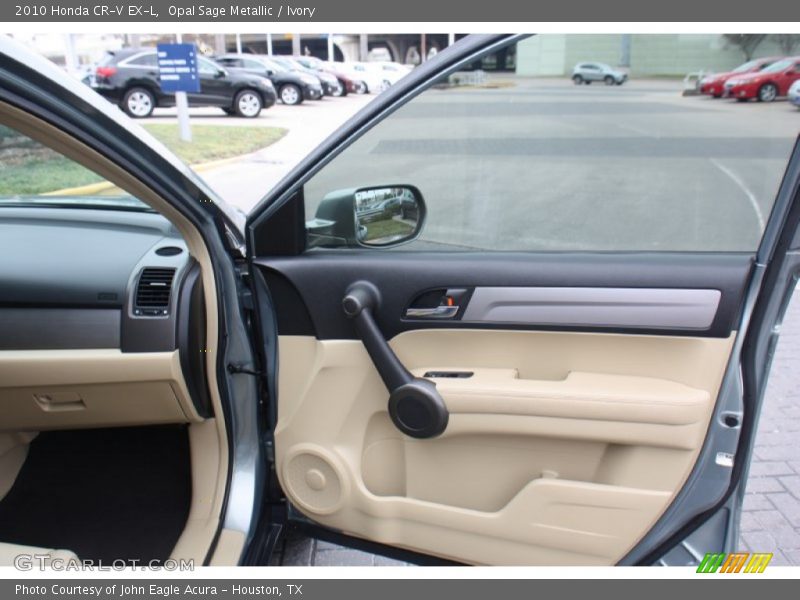 Opal Sage Metallic / Ivory 2010 Honda CR-V EX-L
