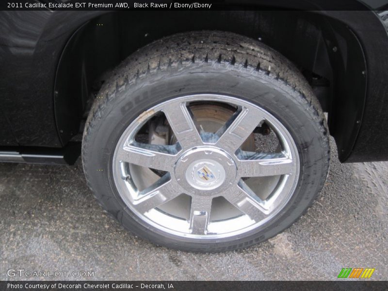 Black Raven / Ebony/Ebony 2011 Cadillac Escalade EXT Premium AWD