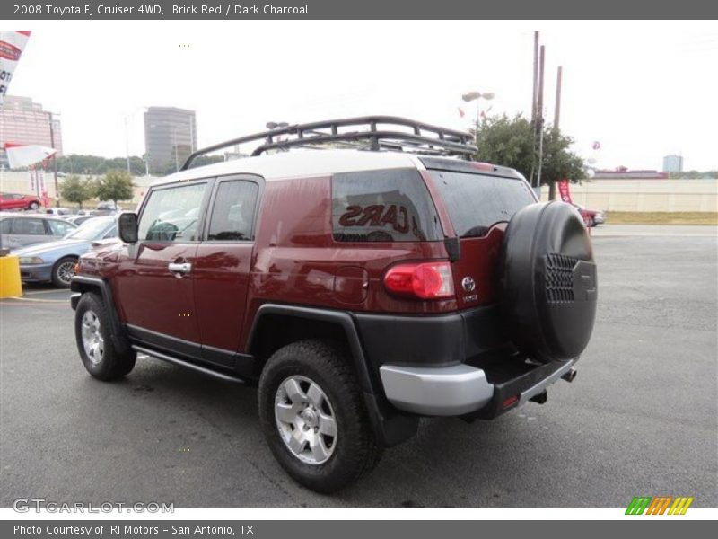 Brick Red / Dark Charcoal 2008 Toyota FJ Cruiser 4WD