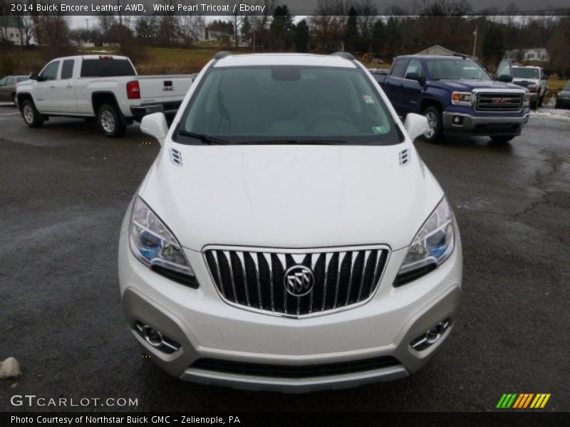White Pearl Tricoat / Ebony 2014 Buick Encore Leather AWD