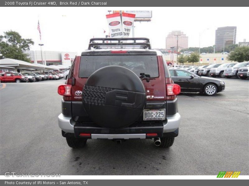 Brick Red / Dark Charcoal 2008 Toyota FJ Cruiser 4WD