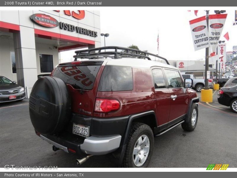 Brick Red / Dark Charcoal 2008 Toyota FJ Cruiser 4WD