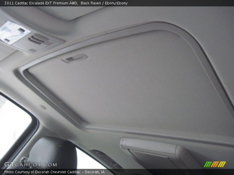 Black Raven / Ebony/Ebony 2011 Cadillac Escalade EXT Premium AWD