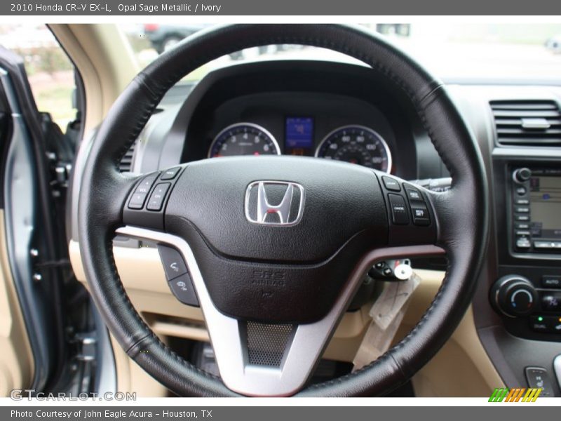 Opal Sage Metallic / Ivory 2010 Honda CR-V EX-L