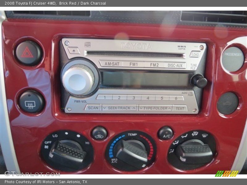 Brick Red / Dark Charcoal 2008 Toyota FJ Cruiser 4WD