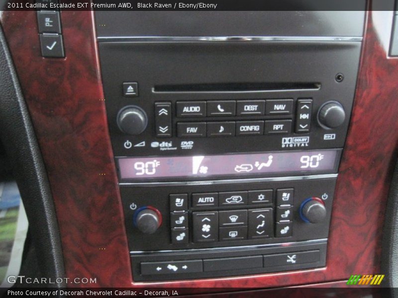 Black Raven / Ebony/Ebony 2011 Cadillac Escalade EXT Premium AWD