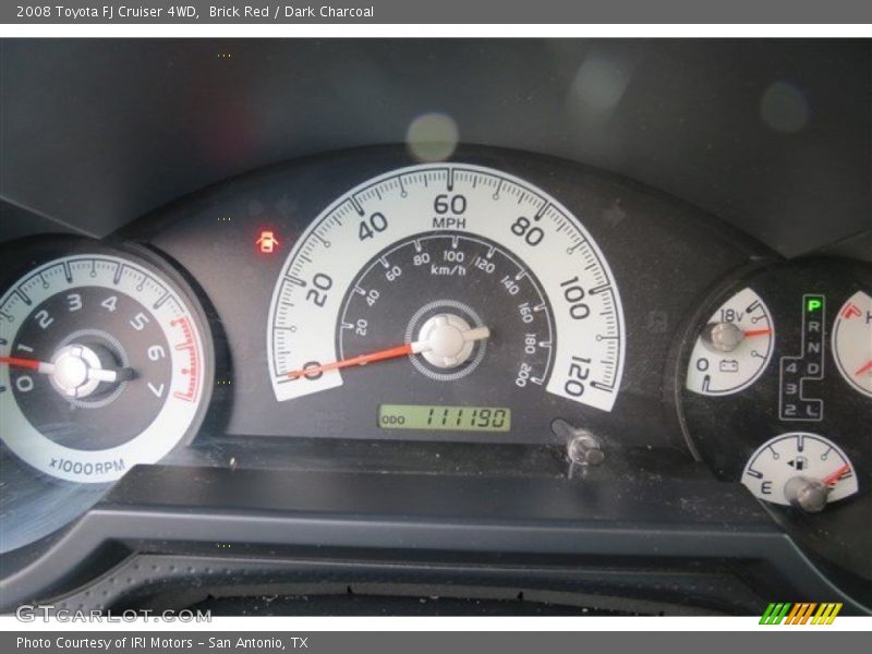 Brick Red / Dark Charcoal 2008 Toyota FJ Cruiser 4WD