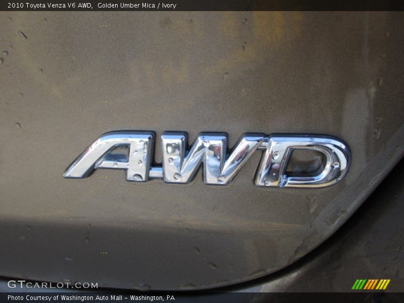 Golden Umber Mica / Ivory 2010 Toyota Venza V6 AWD