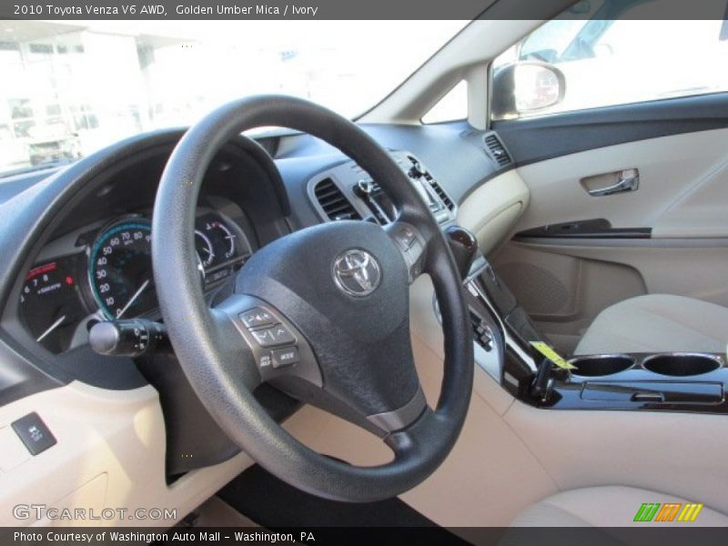Golden Umber Mica / Ivory 2010 Toyota Venza V6 AWD