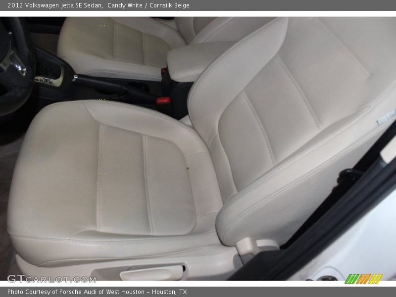 Candy White / Cornsilk Beige 2012 Volkswagen Jetta SE Sedan