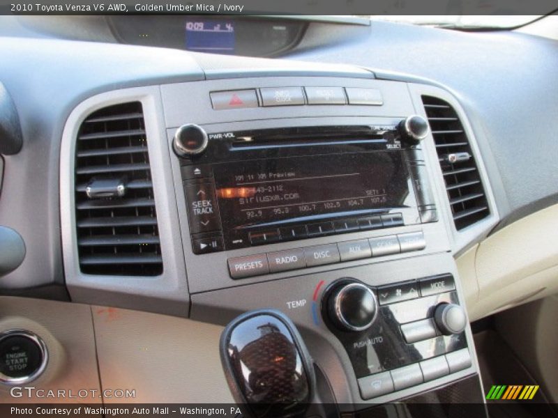 Golden Umber Mica / Ivory 2010 Toyota Venza V6 AWD