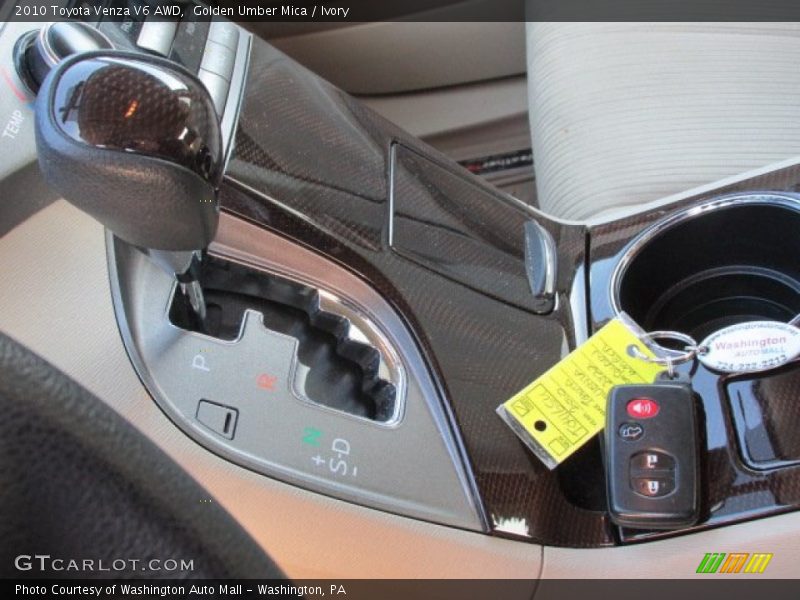 Golden Umber Mica / Ivory 2010 Toyota Venza V6 AWD