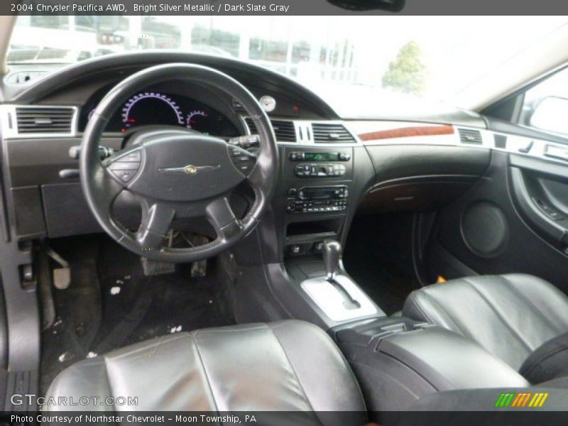 Bright Silver Metallic / Dark Slate Gray 2004 Chrysler Pacifica AWD