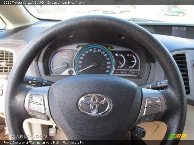 Golden Umber Mica / Ivory 2010 Toyota Venza V6 AWD