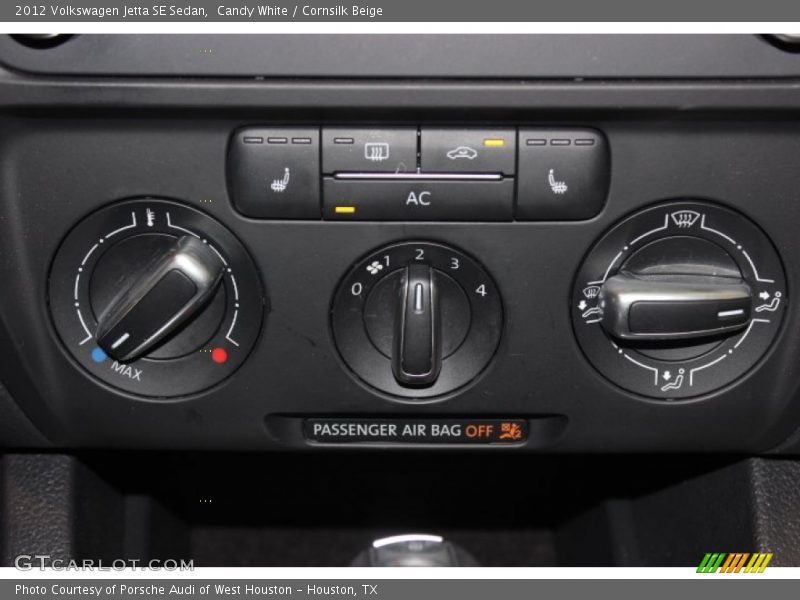 Candy White / Cornsilk Beige 2012 Volkswagen Jetta SE Sedan
