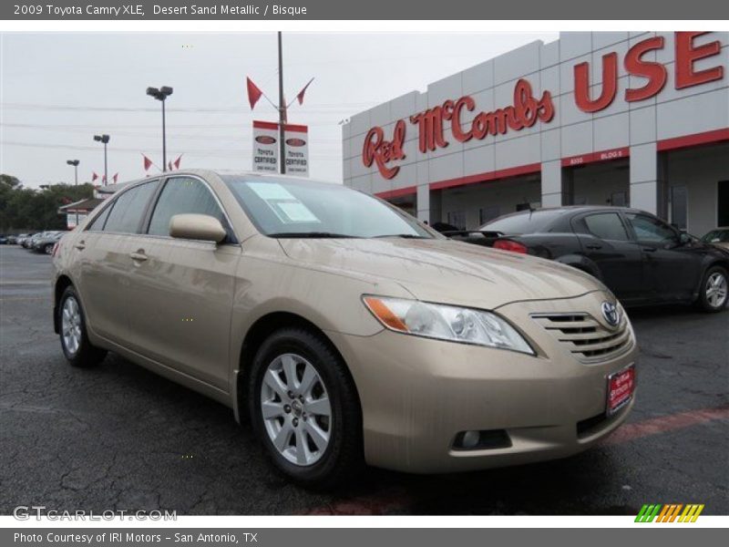 Desert Sand Metallic / Bisque 2009 Toyota Camry XLE