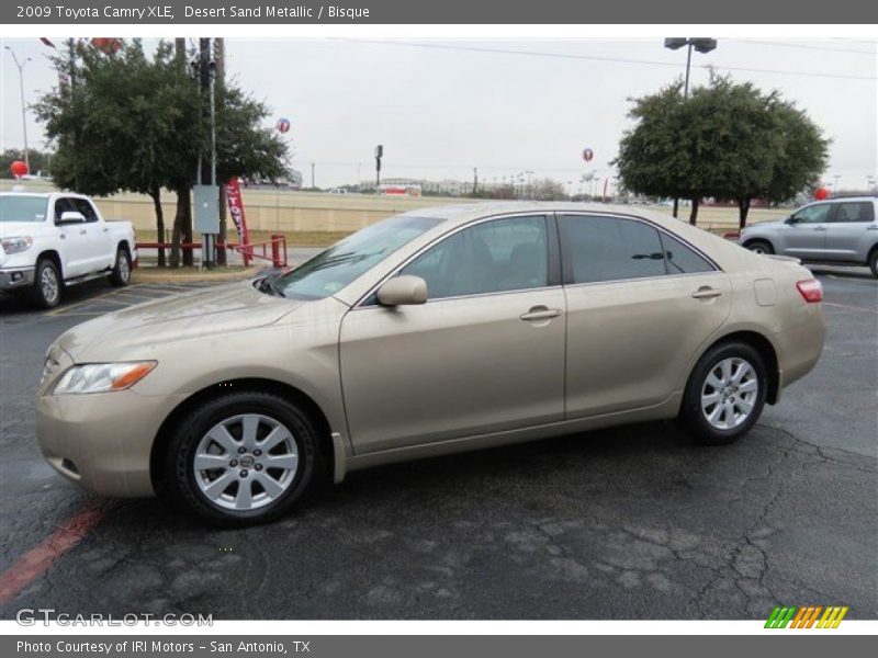 Desert Sand Metallic / Bisque 2009 Toyota Camry XLE