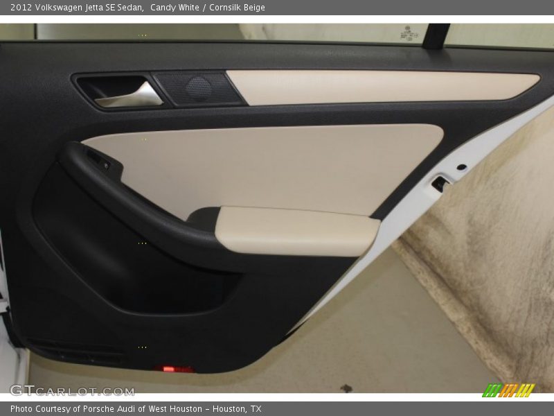Candy White / Cornsilk Beige 2012 Volkswagen Jetta SE Sedan