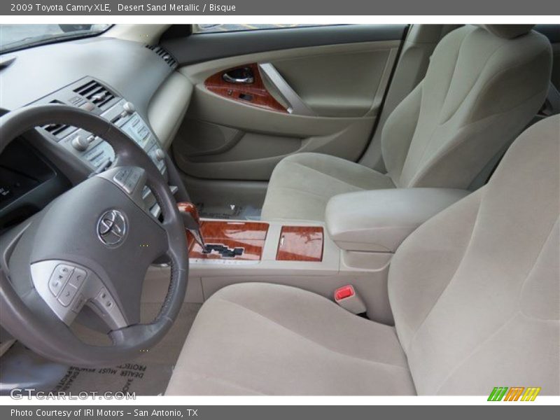 Desert Sand Metallic / Bisque 2009 Toyota Camry XLE