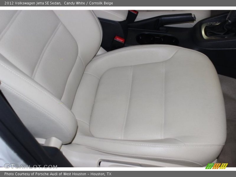 Candy White / Cornsilk Beige 2012 Volkswagen Jetta SE Sedan