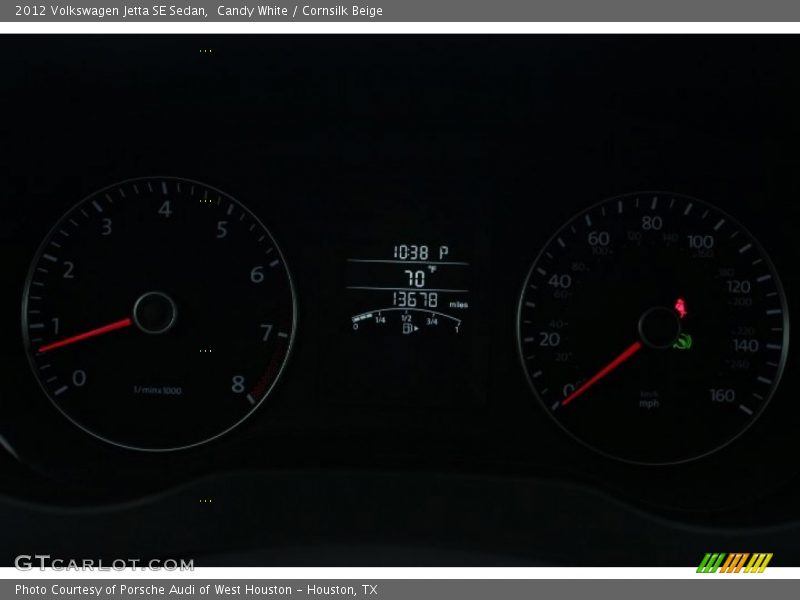 Candy White / Cornsilk Beige 2012 Volkswagen Jetta SE Sedan