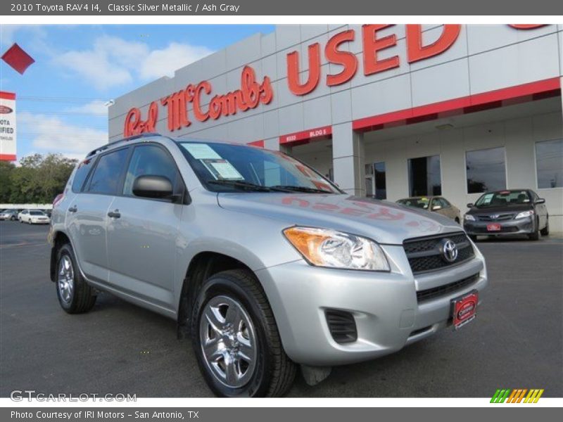 Classic Silver Metallic / Ash Gray 2010 Toyota RAV4 I4