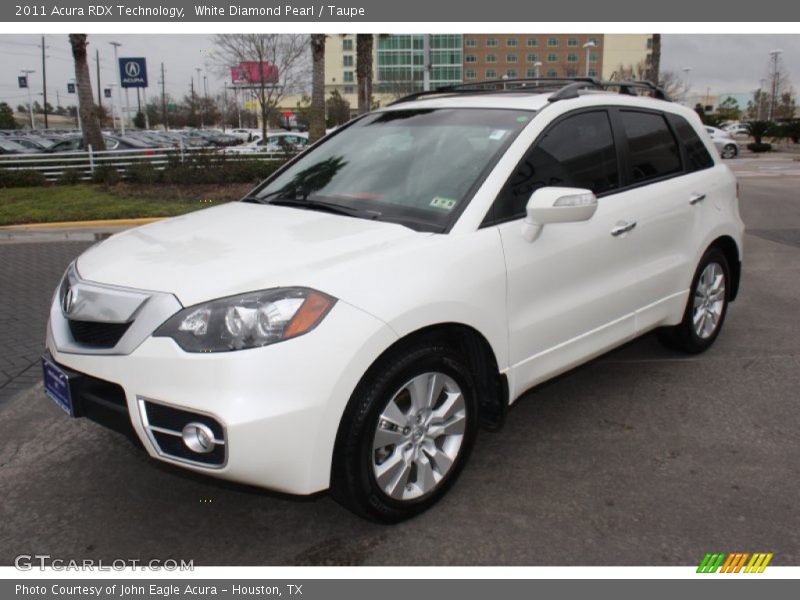 White Diamond Pearl / Taupe 2011 Acura RDX Technology