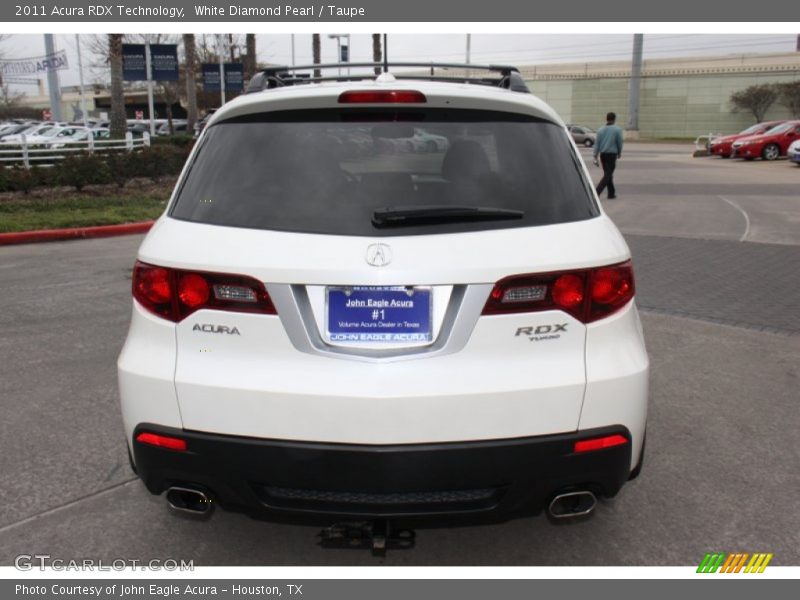 White Diamond Pearl / Taupe 2011 Acura RDX Technology