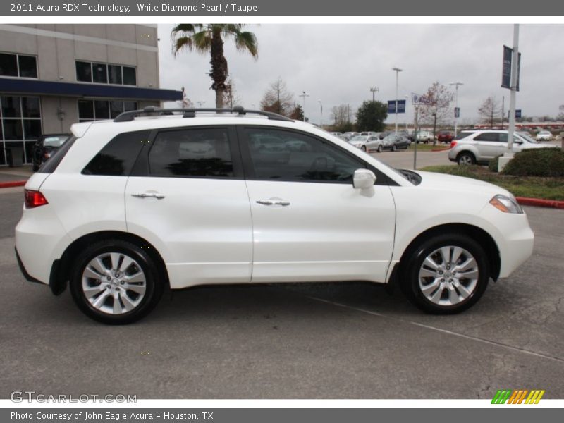 White Diamond Pearl / Taupe 2011 Acura RDX Technology