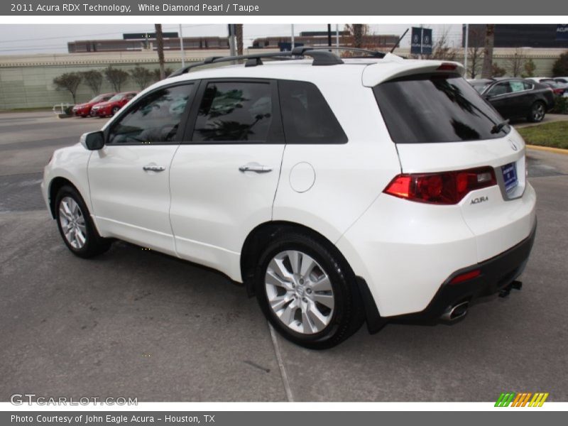 White Diamond Pearl / Taupe 2011 Acura RDX Technology