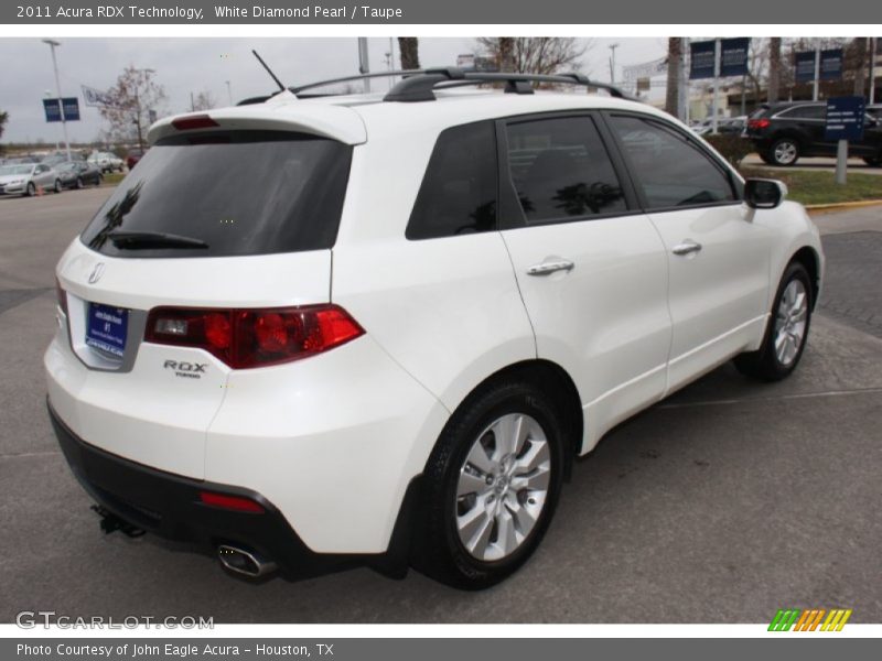 White Diamond Pearl / Taupe 2011 Acura RDX Technology
