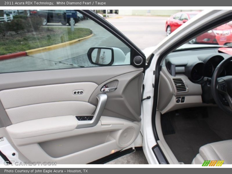 White Diamond Pearl / Taupe 2011 Acura RDX Technology