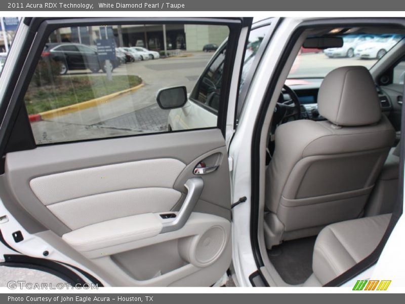 White Diamond Pearl / Taupe 2011 Acura RDX Technology