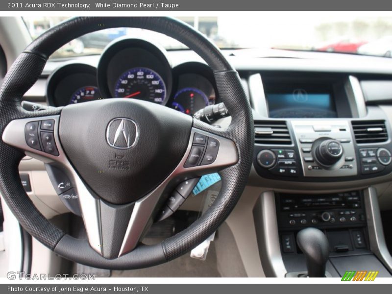 White Diamond Pearl / Taupe 2011 Acura RDX Technology