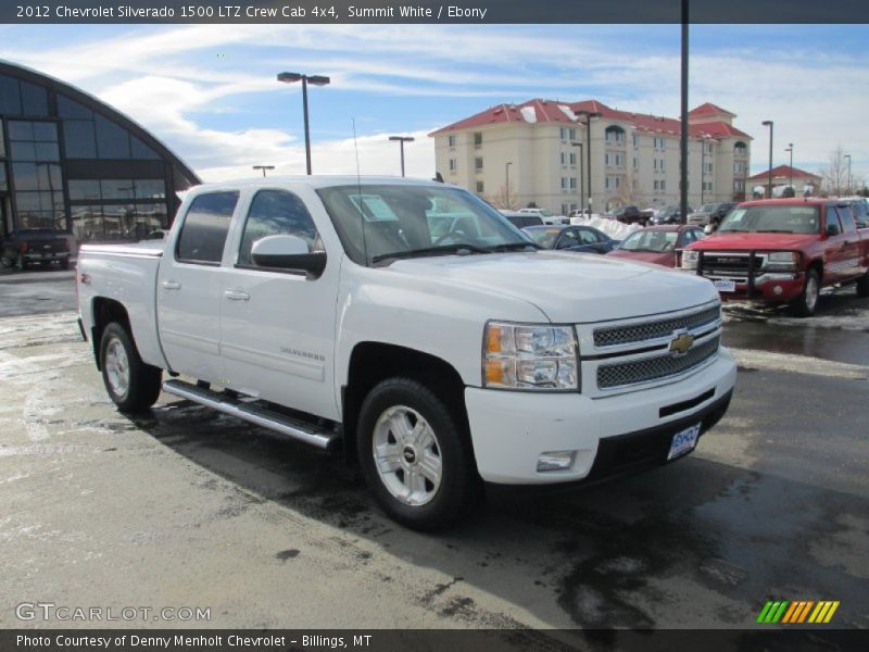 Summit White / Ebony 2012 Chevrolet Silverado 1500 LTZ Crew Cab 4x4