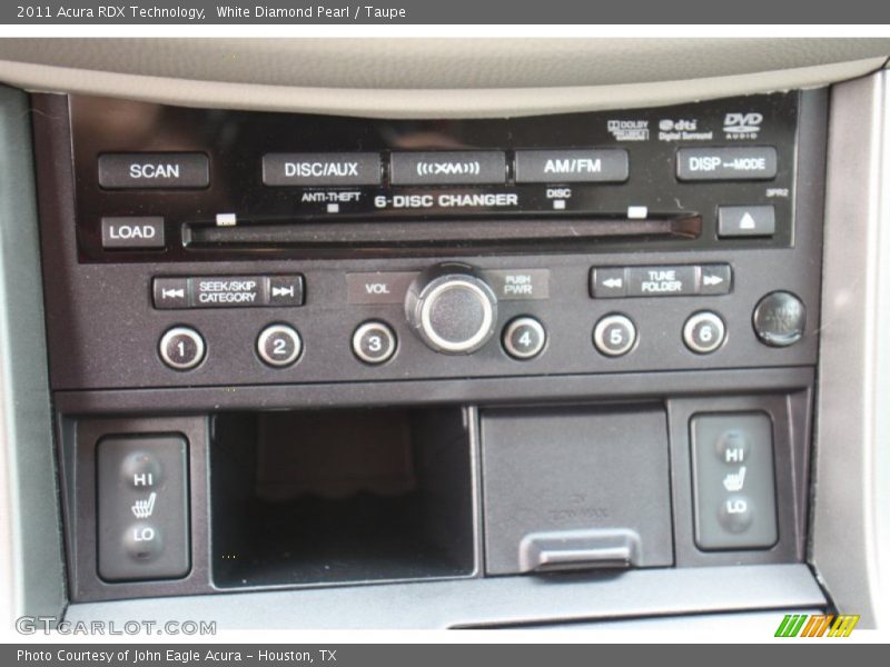 White Diamond Pearl / Taupe 2011 Acura RDX Technology