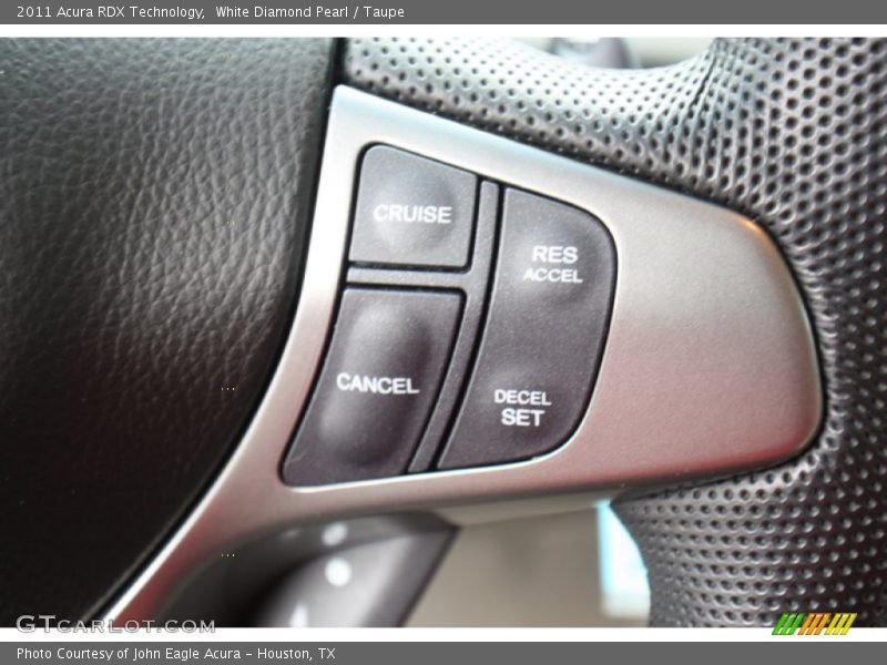 White Diamond Pearl / Taupe 2011 Acura RDX Technology