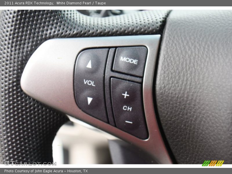 White Diamond Pearl / Taupe 2011 Acura RDX Technology