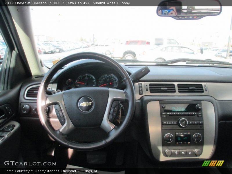 Summit White / Ebony 2012 Chevrolet Silverado 1500 LTZ Crew Cab 4x4
