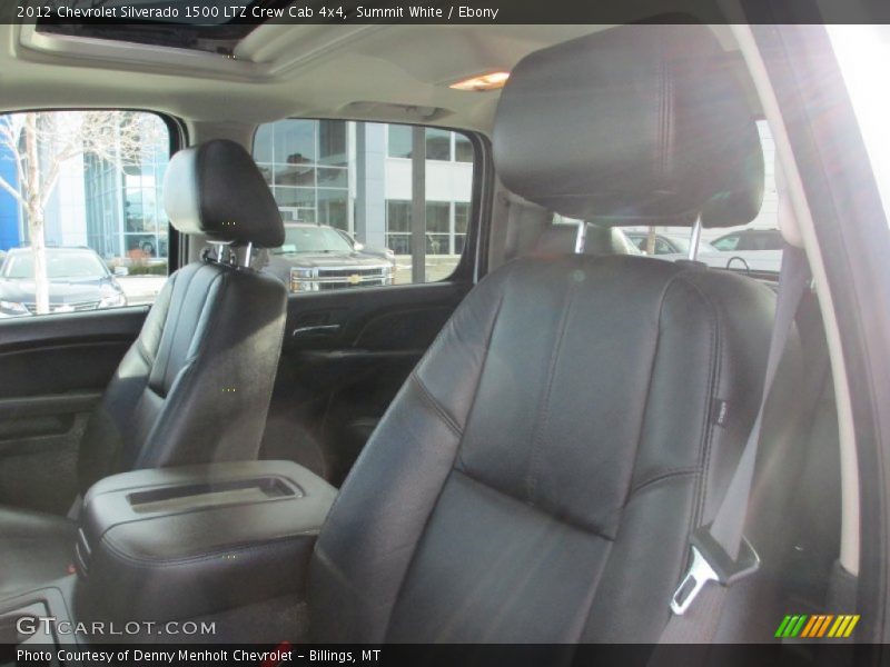 Summit White / Ebony 2012 Chevrolet Silverado 1500 LTZ Crew Cab 4x4